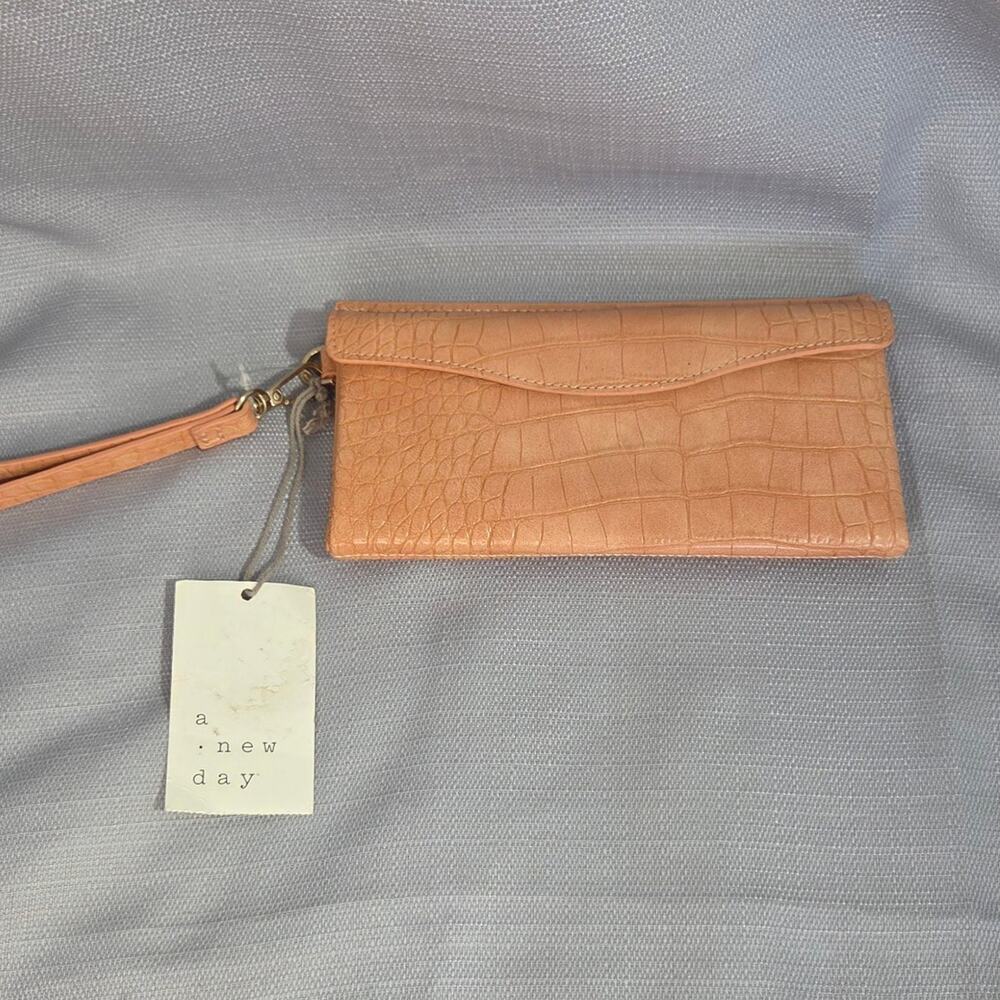 A New Day, Target brand pink/corral wallet with tag
